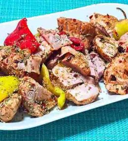 Κοντοσούβλι με ψαρονέφρι