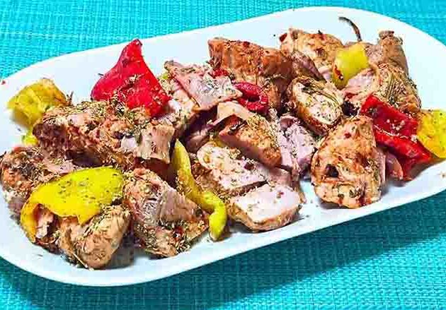 Κοντοσούβλι με ψαρονέφρι