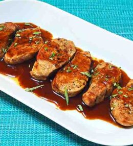 Ψαρονέφρι με σάλτσα μπαλσάμικου