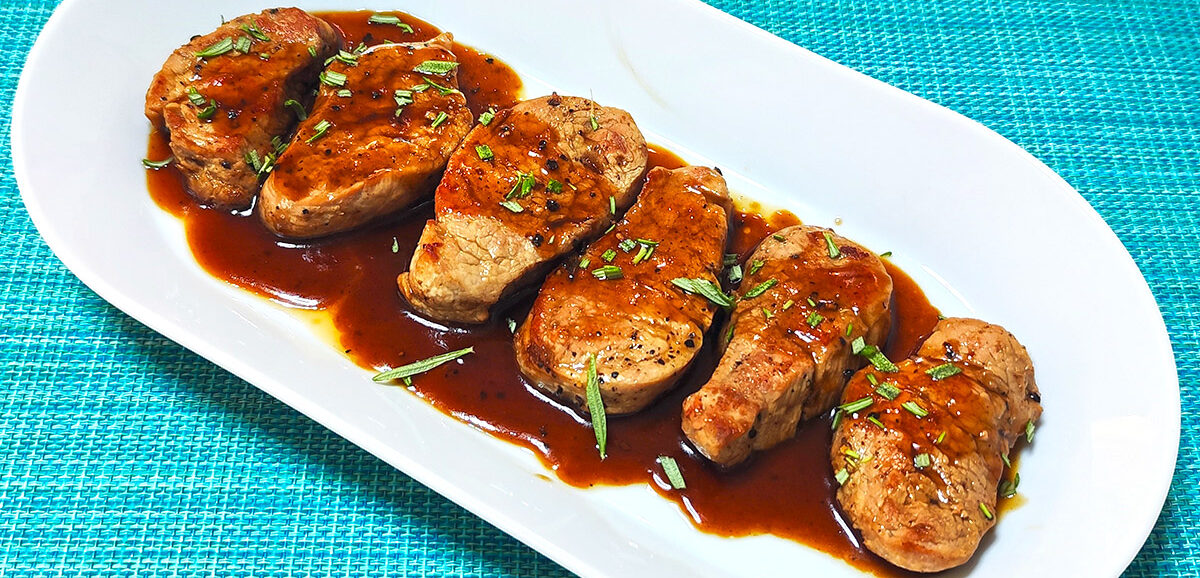 Ψαρονέφρι με σάλτσα μπαλσάμικου