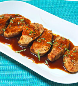 Ψαρονέφρι με σάλτσα μπαλσάμικου