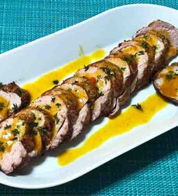 Ψαρονέφρι με σάλτσα μουστάρδας