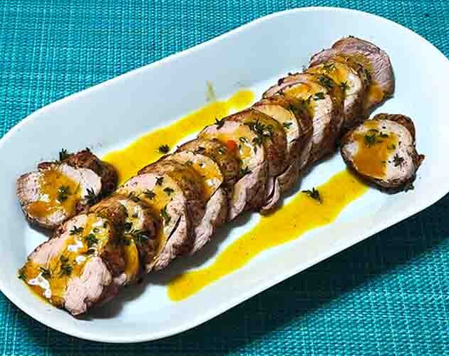 Ψαρονέφρι με σάλτσα μουστάρδας