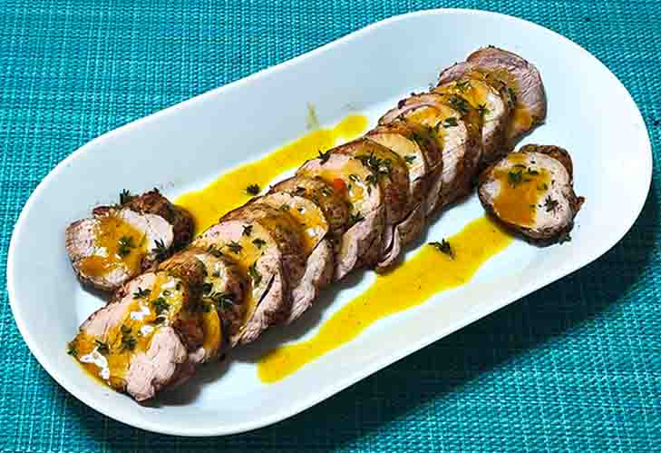 Ψαρονέφρι με σάλτσα μουστάρδας