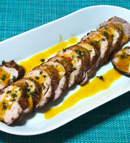 Ψαρονέφρι με σάλτσα μουστάρδας