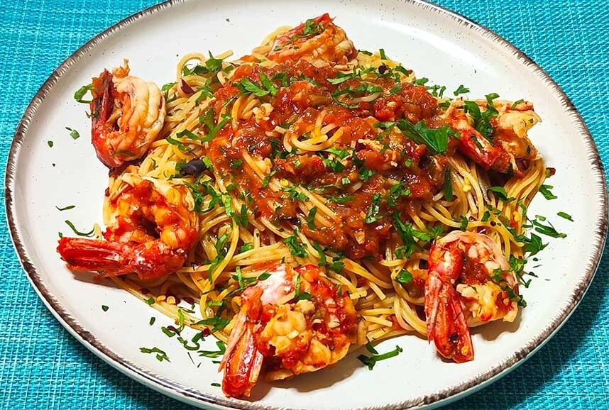 Γαριδομακαρονάδα