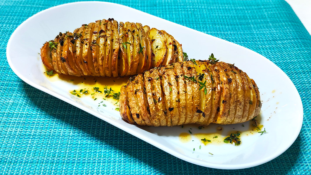 Πατάτες hasselback